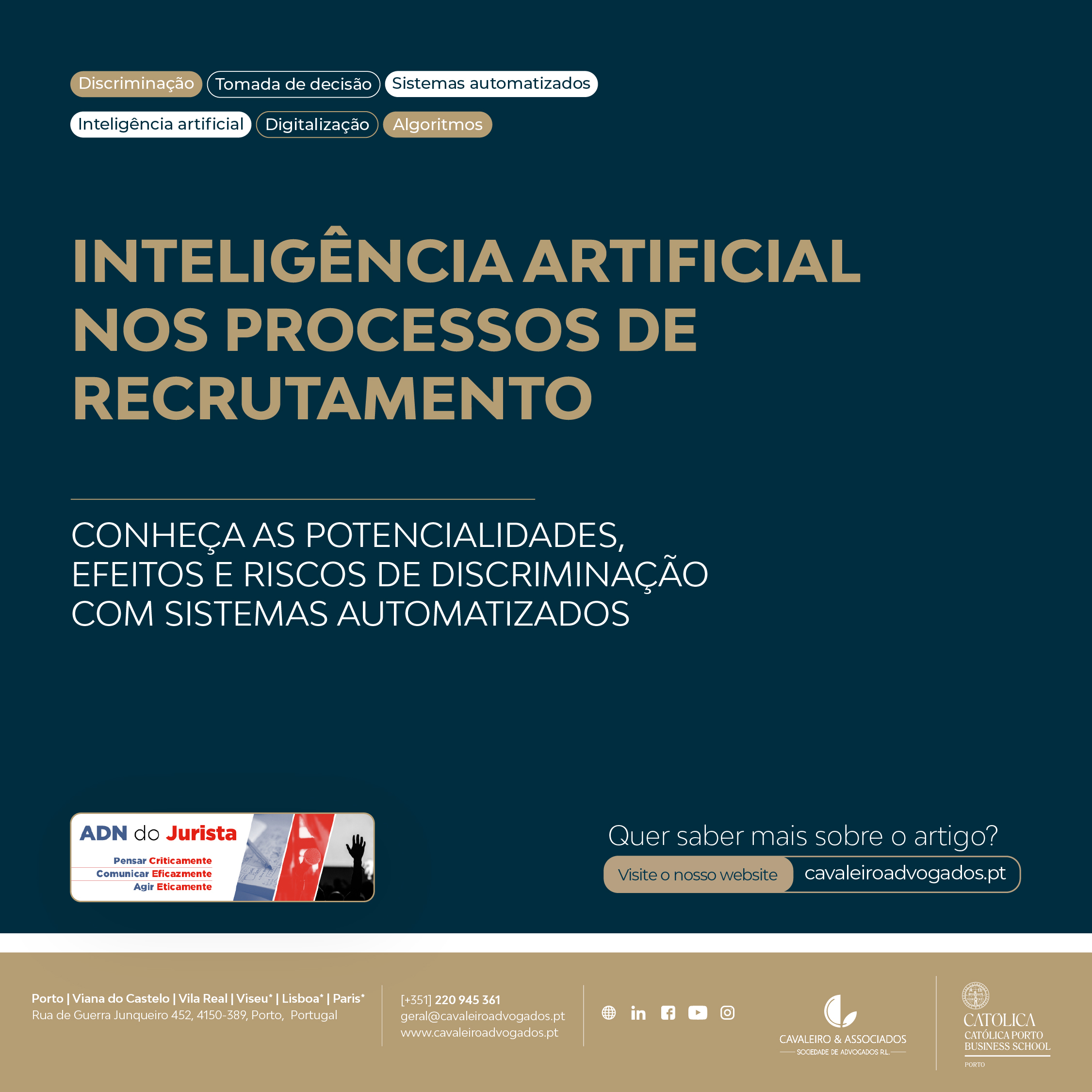 Inteligência Artificial nos processos de recrutamento – ADN do Jurista